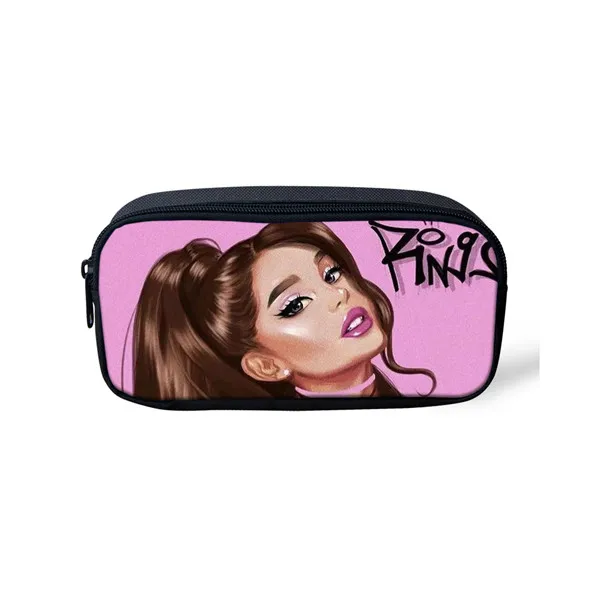 CDZHL714K Thikin Ariana Grande Повседневная пеналы ручка сумка для ручка для девочек чехол для студентов макияж хранения сумки ручка кошельки для детей - Цвет: CDZHL714K