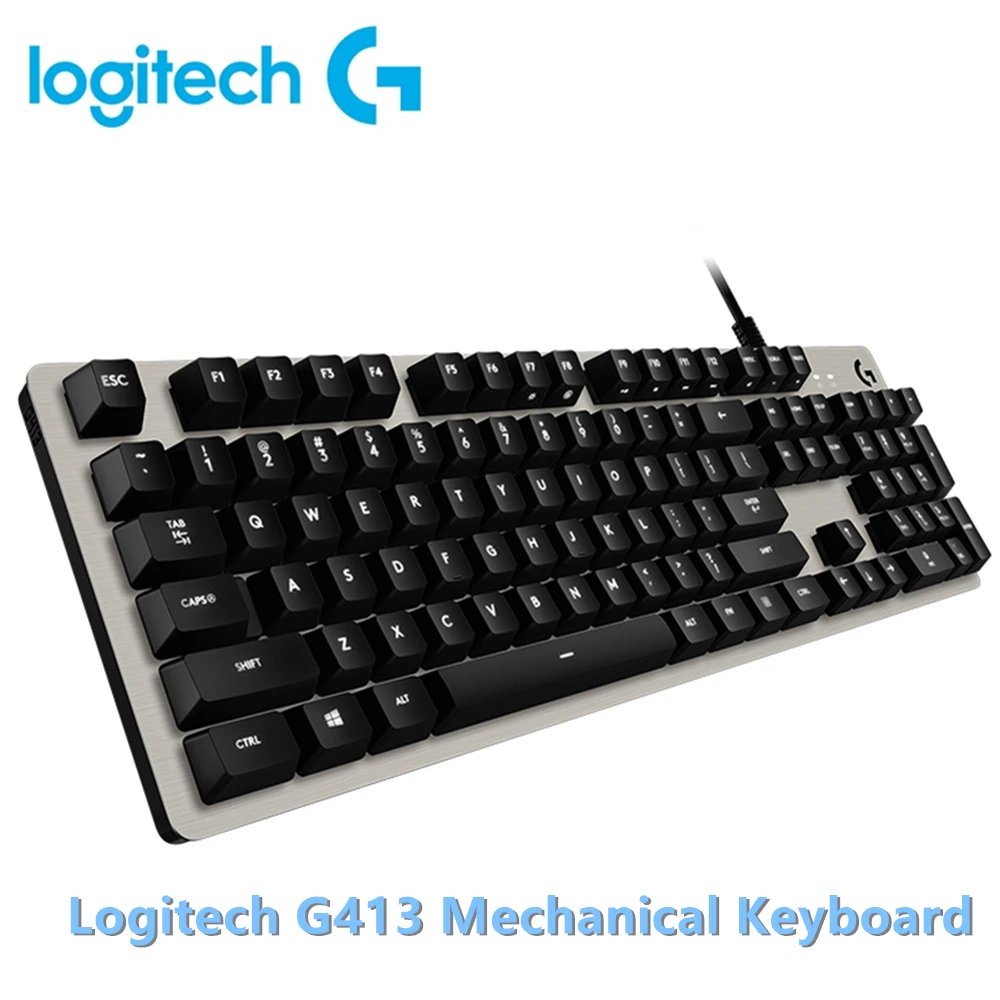 Logitech G413 Механическая игровая клавиатура с подсветкой клавиш ROMER-G T 114 ключей