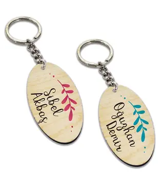 

Personalized Custom-name specific-Wooden KeyChain DIY Promotion Customized KeyTags,Date Birthday,Wedding ,AnniversaryGifts
