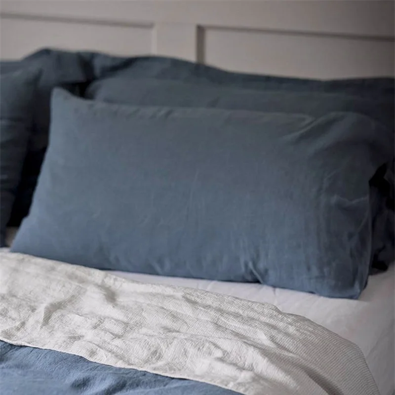 

1* Linen Throw Waist Pillow Case Cushion Cover Flax Pillow Slip Home Sofa Decor