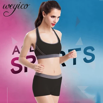

Seamless Sports Set Women Yoga Suit Fitness Two piece Workout Gym Sport Bra Shorts Legging Sport Wear Outfit Clothing 2020