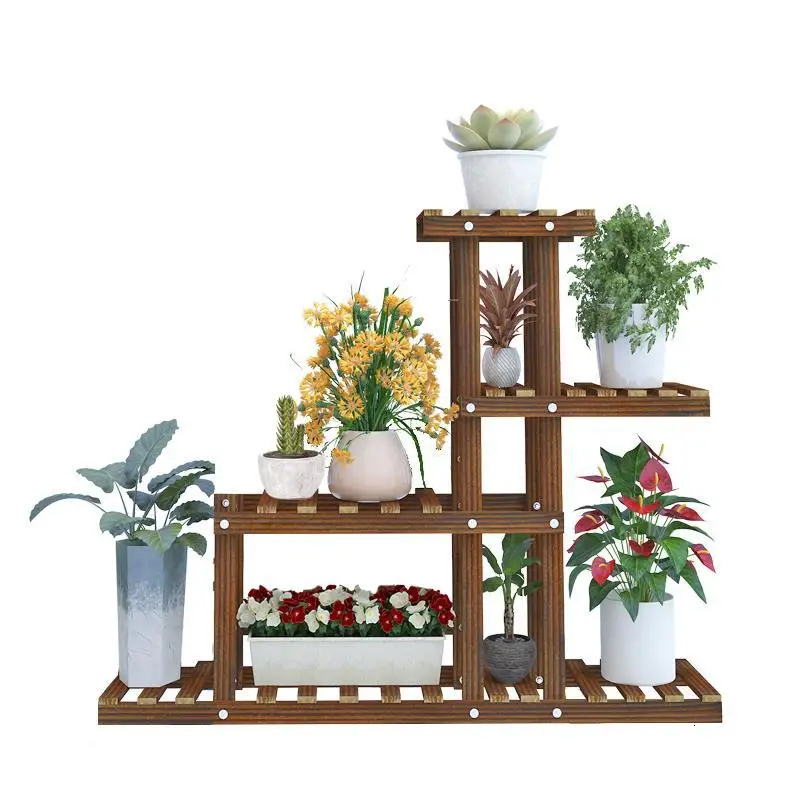 Madera Plantenstandaard Balkon Estanteria для Estante Para Plantas напольный стенд цветок Dekoration Stojak Na Kwiaty