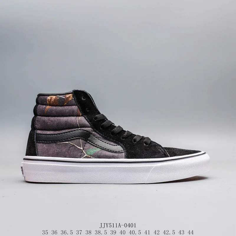 Оригинальные VANS от стены мужские/женские Vans потертые шнурки Sk8-Hi свежий Цвет