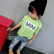 Осень, стиль, детская одежда для мужчин и женщин, детские джинсы с дырками, модные стильные дышащие