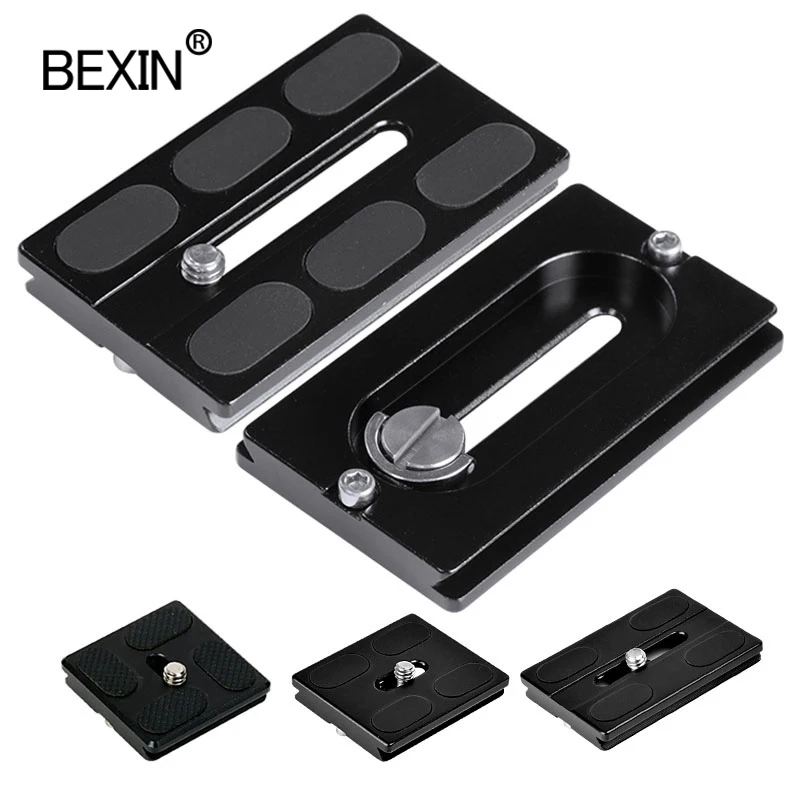 

Universal Aluminum tripod ball head PU40 quick release plate