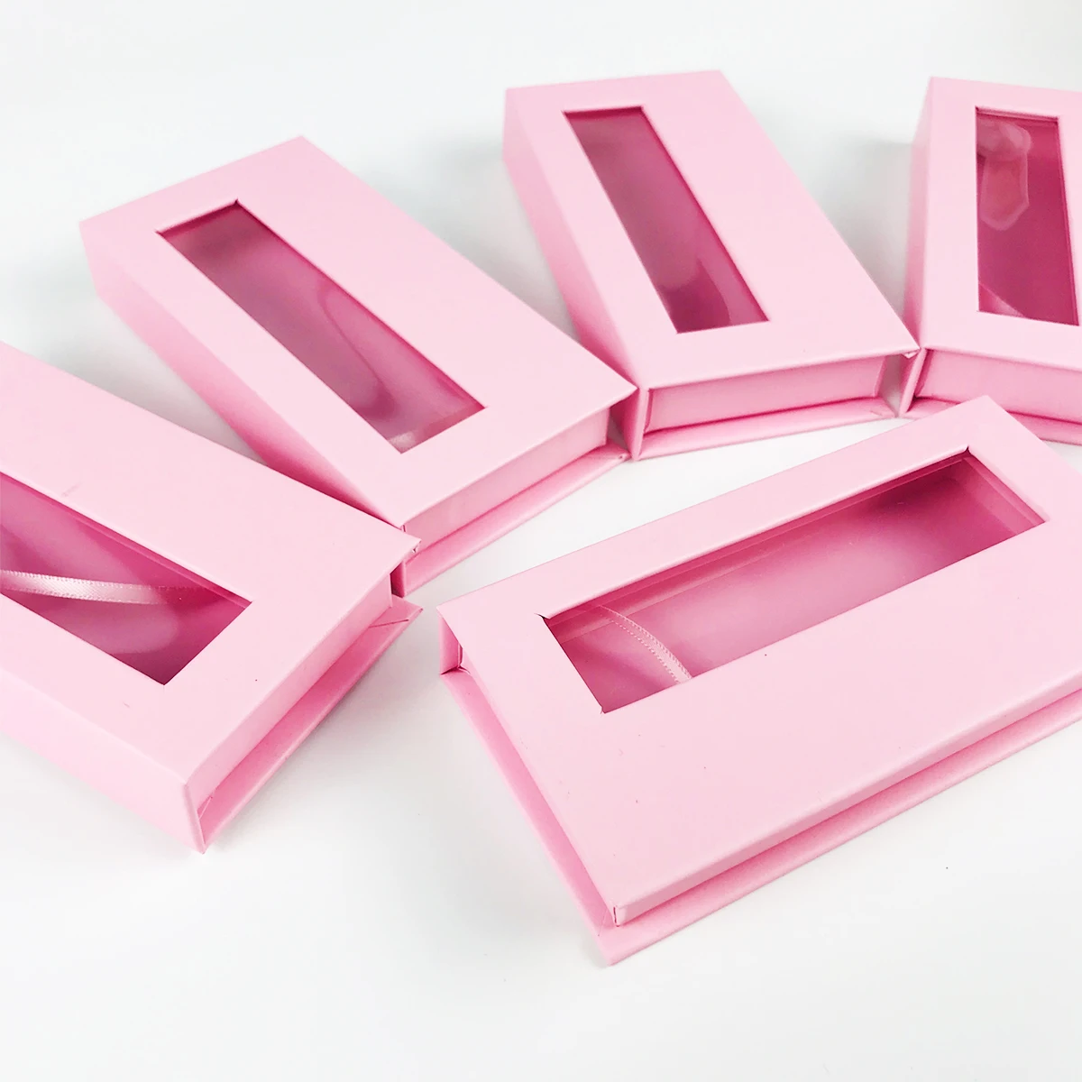 Wholesale Magnetic Eyelash Box Package Customize Natural Mink Cluster Russian Lashes Packaging Logo With Tray Soft Lash Supplier 5