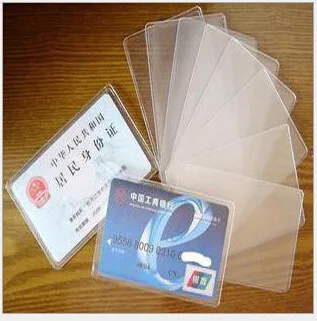 

Simple Transparent Bank Card Holder id ic Card Holder Plastic Multi-functional