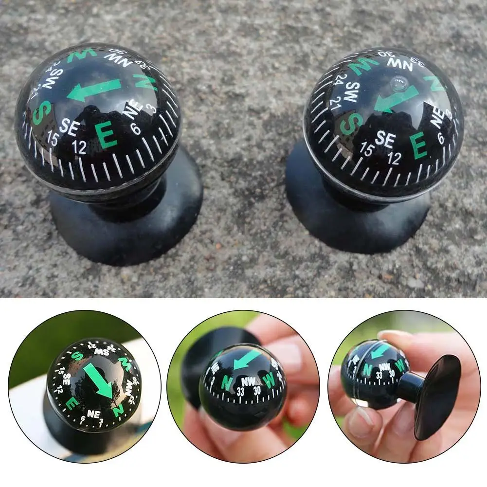 

Flexible Navigation Compass Ball Dashboard Suction Cup Car Vehicle Accessory