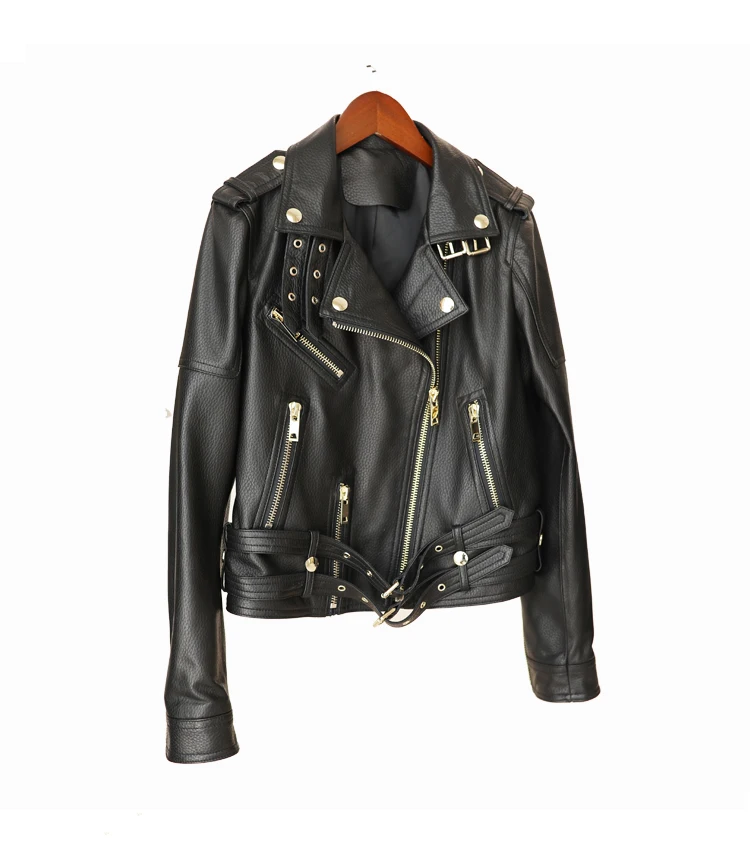 genuine sheepskin leather jacket for women (3)