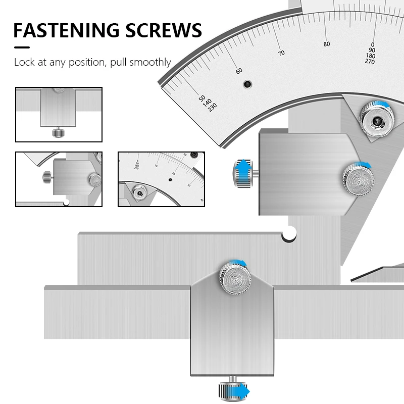 Digital Angle Protractor Angle Measuring Tool Angle Protractor Digital Angle Meter Angle Ruler 0-320 Degree Universal Protractor Precision Goniometer Angle Finder Measuring Tools Caliper