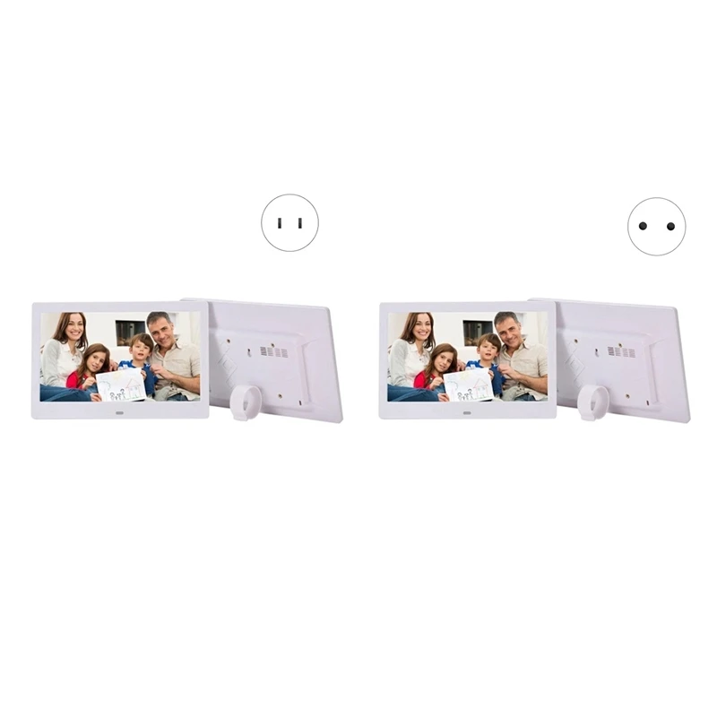 10 Inch LEDs Digital Photo Frame 1024 x 600 H-D Screen Desktop Album Display Image MP4 Video MP3 Audio Clock Calendar with Infra