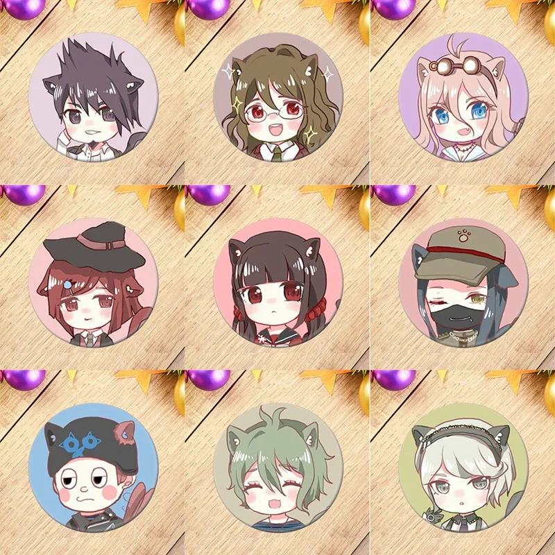 

1pc Anime Danganronpa Brooch Pin Badge Accessories For Clothes Backpack Decoration