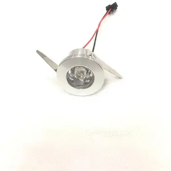 

20pcs/lot DC12V 230v 1w silverLed Downlight warm white Cob Ceiling Spot Recessed Lights Indoor Lighting 5 years warranty time