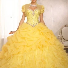 BacklakeGIrls бальное платье органза Любимое Пышное Платье без рукавов длиной до пола Вечерние платья для девочек желтый розовый синий