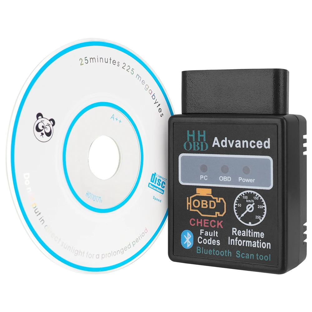 Диагностический прибор ELM 327 HH OBD CAN BUS для Ford F150 2004 2007 /F250 F350 /New ocus 2006 считыватель