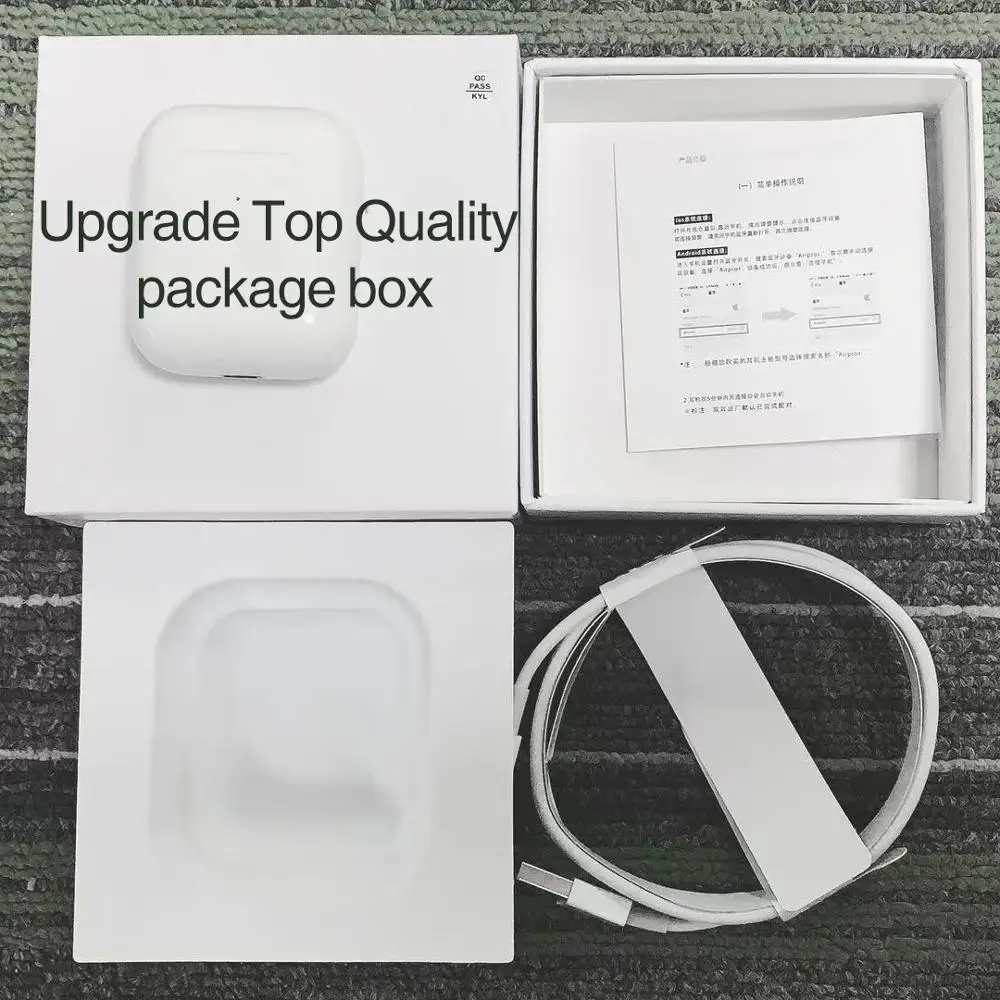 99% Same Super Air 2 Copy Wireless Earphones Smart Light Sensor Bluetooth 5.0 Earbuds Pops-up Wireless Charger Headsets 6936D