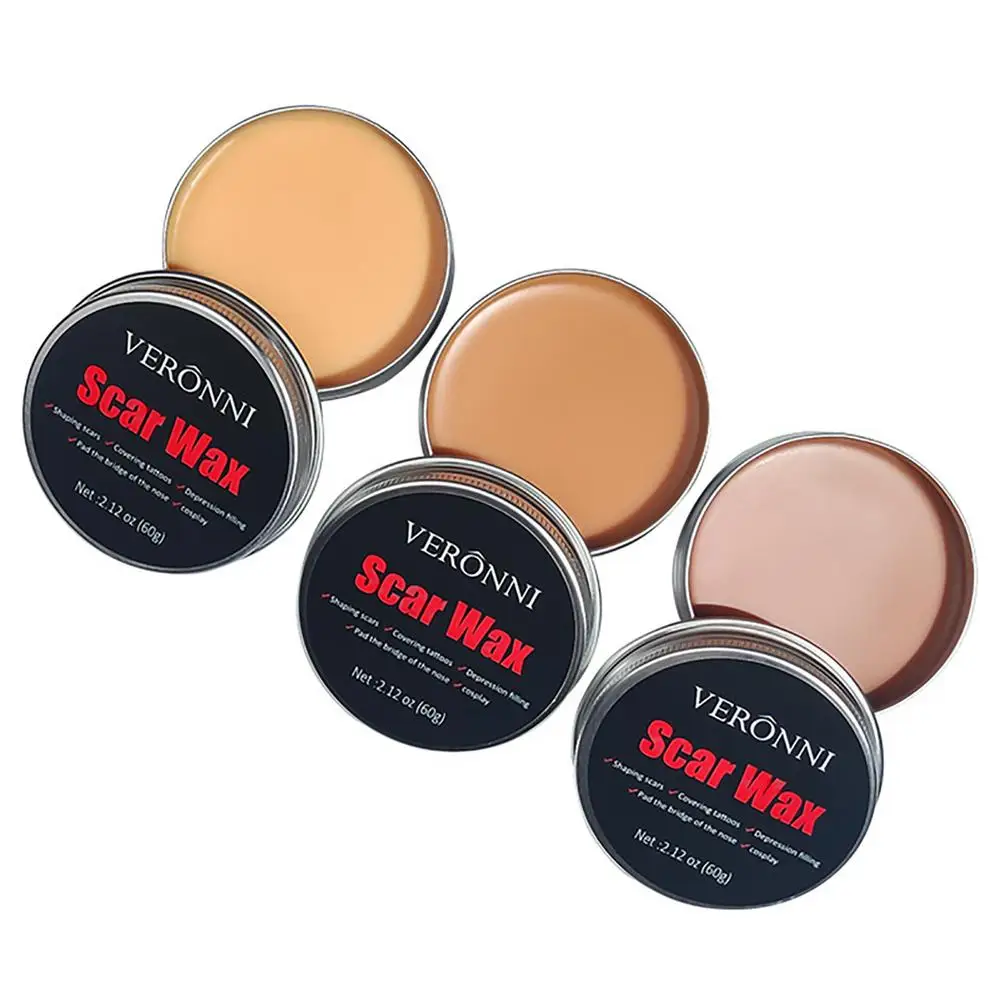 60g Special Effect Fake Wound Skin Scar Wax Halloween Makeup Face Painting Scars Wrist Cosplay Color Cover Mud | Красота и здоровье