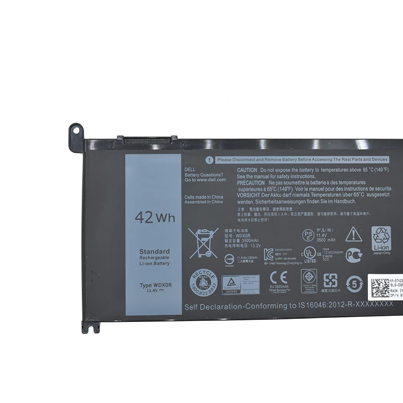 GZSM Аккумулятор для ноутбука WDXOR Dell Inspiron 14 7000 5567 7560 7472 7460 d1525s 7368 7378 5565 P61F