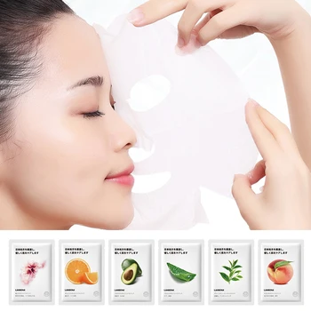 

Moisturizing Sheet Mask Fruit Essence Face Mask Remove Blackheads Hydrating Face Mask Plant Extract Oil-control Mask Skin Care