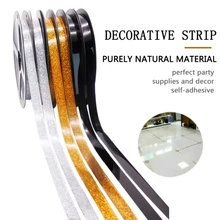 6m/1Rolls Ceramic Tile Mildewproof Gap Tape Self Adhesive Tile Sticker Waterproof Wall Gap Sealing Tape Strip Floor Tile Beauty