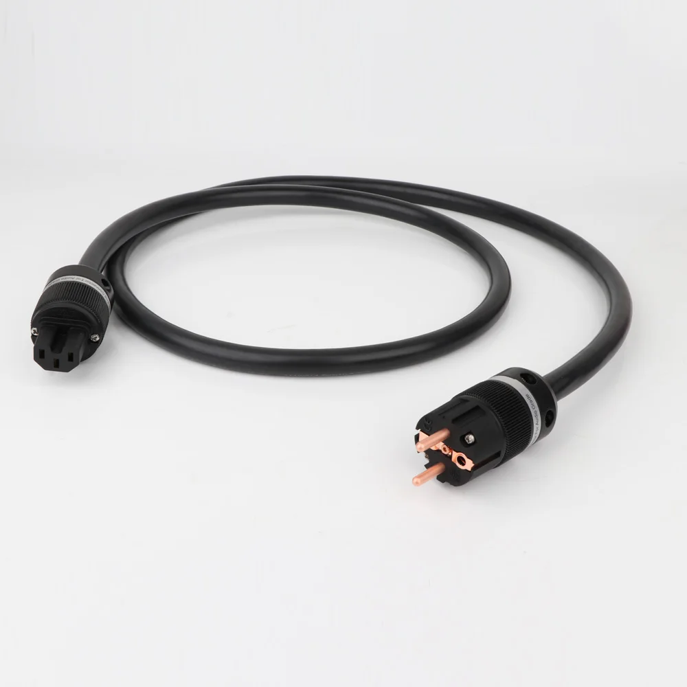 Monosaudio-P901 ̿ OFC  Schuko  ڵ ̺, HIFI EU AC  ̺ HiFi EU  ÷ Ŀ ڵ ̺