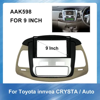 

9 Inch Car Radio Audio Frame Fascias for-Toyota innvoa CRYSTA-auto 2014 Stereo Receiver GPS Adaptor Refitting Kit frame Panel