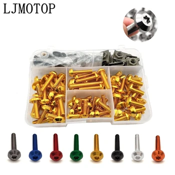 

For Ducati 821 797 MONSTER HYPERMOTARD 1100 SS 1000 750 800 900 Motorcycle Fairing Bolt Nuts Kit Body Fastener Screws