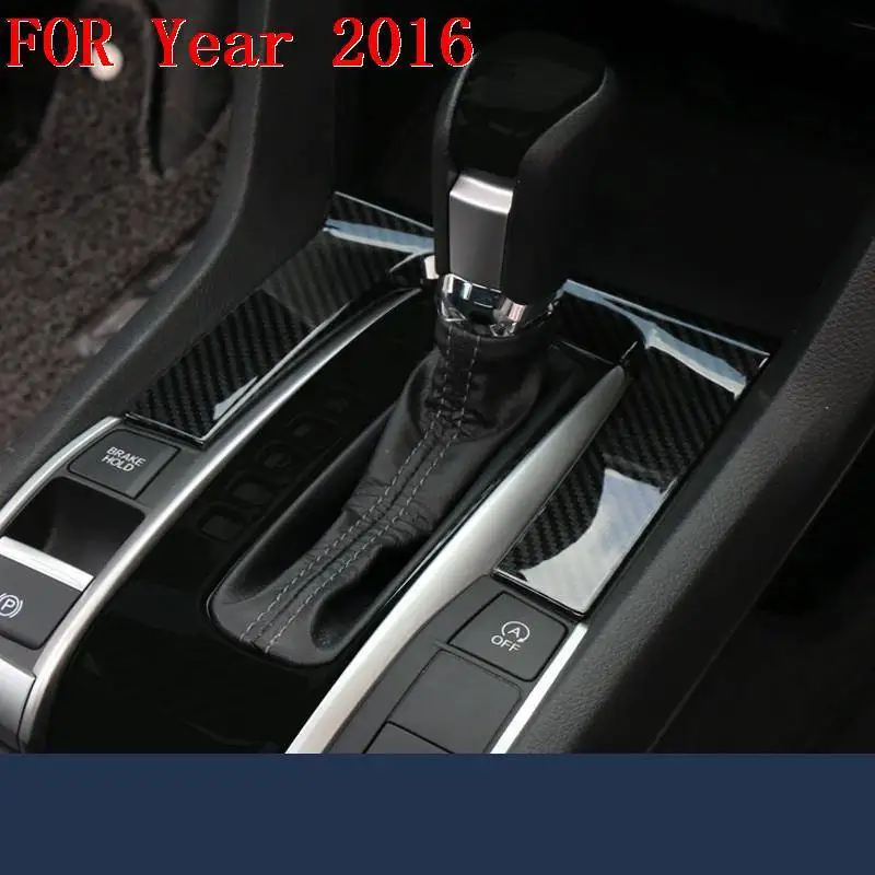 Decorative Modified Auto Automobile Gear Interior Fashion Covers Protecter Mouldings Car Styling Bright 16 FOR Honda Civic - Название цвета: Number 13
