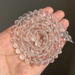 Elegant Faceted Black Crystal Glass Beads for DIY Jewelry and Crafting - Round Rondelle Shape, Various Sizes for Bracelets and Necklaces, Wholesale (White)