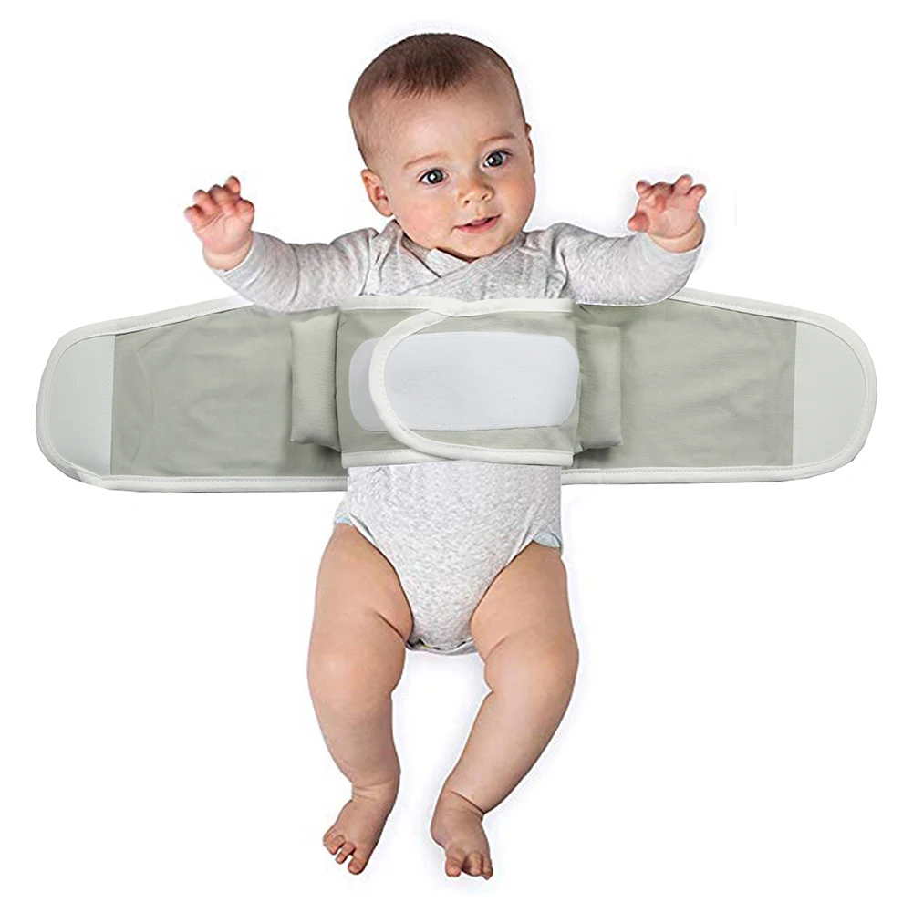 BoysGirlsBabySwaddleStrapWrapHomeForSafetyArmsOnlySoft