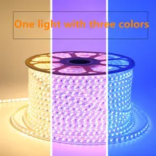 Светодиодная лента с регулируемой яркостью 5730 120 светодиодный s/M светодиодный светильник трехцветный сменный светодиодный светильник