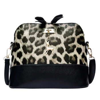 

Leopard Print Bag Woman Bag Pu Leather Crossbody Bags Messenger Bags Female Shoulder Handbag Women 2020 New #N