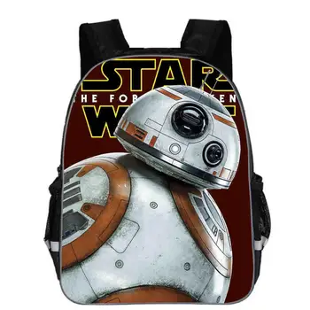 

11-16inch Star Wars Backpack Movie The Force Awaken School Bag Darth Vader Yoda Jedi Kid's men primary bags custom made Mochilas