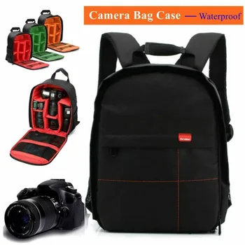 

New Fashion Camera Backpack Bag Waterproof Lens Case Rucksack For DSLR Canon EOS Nikon FTS