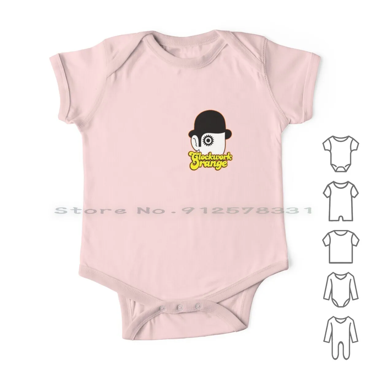 

Clockwork Orange Minimal Newborn Baby Clothes Rompers Cotton Jumpsuits Clockwork Orange Minimal Vintage Naranja Mecanica