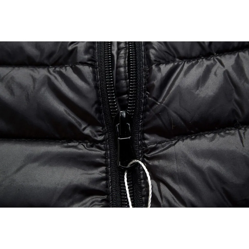 Мужская модная куртка мужская chaqueta hombre мужская повседневная ультра-светильник с длинными рукавами однотонное теплое пальто с капюшоном