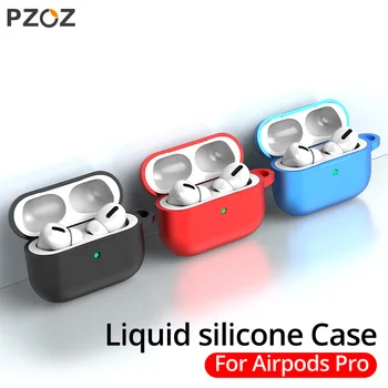 

PZOZ For Apple Airpods Pro Case Silicone Protective Bluetooth Earphone Soft Silicone Cover For Airpod pro Case Protective Cover