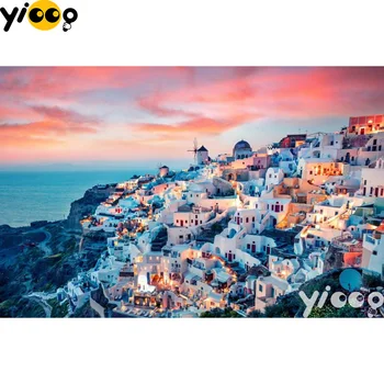 

Full Square/Round drill diamond Painting Sunset of Greece 5D DIY diamond embroidery Rhinestones mosaic Decoration BX1083