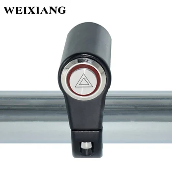 

22mm Aluminum Alloy LED Indicator Light Handlebar Mount Switch Button ON OFF For DC12V Warning Light Fog Light Motorcycle Switch