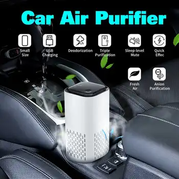 

Mini Air Purifier Ozone Generator Deodorizer Air Cleaner USB Cable Fridge Purifier Portable Odor For Office Car Room Toilet