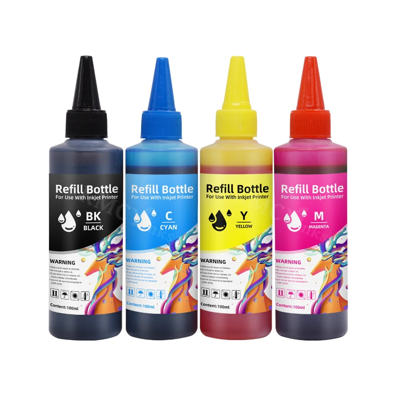 Kmcyinks-cartuchos de Tinta Recarregáveis para Canon Recarga Tinta Corante Compatível com Maxify Mb5150 Mb5450 Ib4150 Pgi2500 Pgi2500 400ml - Imagem 5