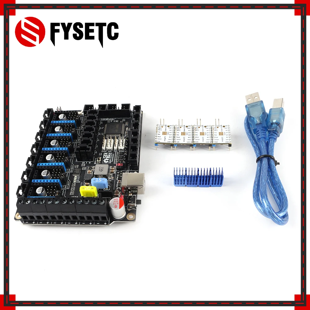 S6 V1.2 доска 32 бит плата управления MX разъем VS F6 SKR V1.3 с 4 шт. TMC2209 V3.0 Драйвер шагового