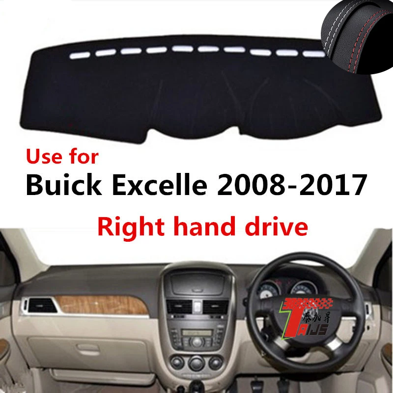 

: TAIJS Factory Leather Car Dashboard Cover Protective Casual For Buick Excelle 2008 09 10 11 12 13 14 15 16 17 Right hand drive