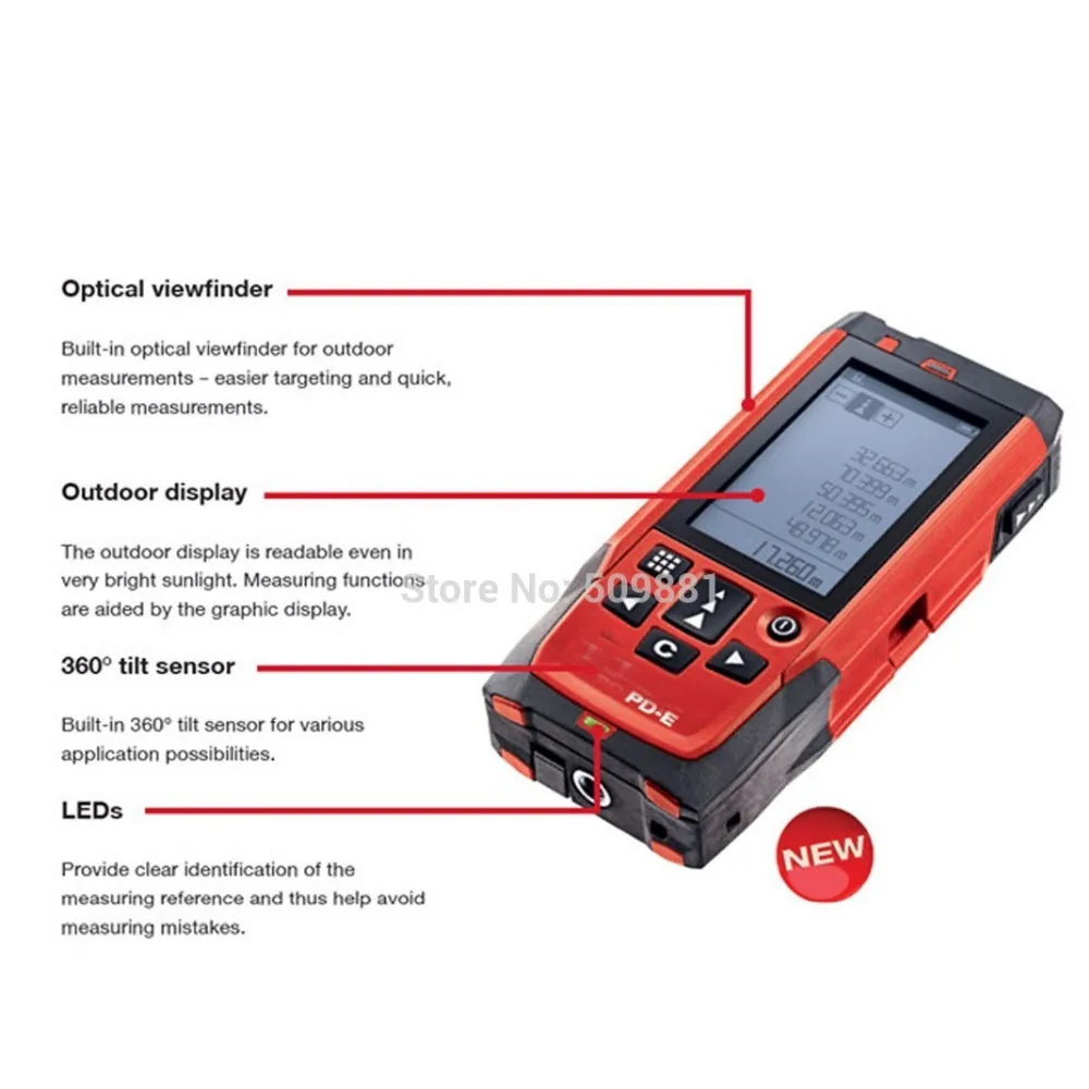 Новая модель Hilti PD-E Лазерные дальномеры дальномер метр заменить PD42