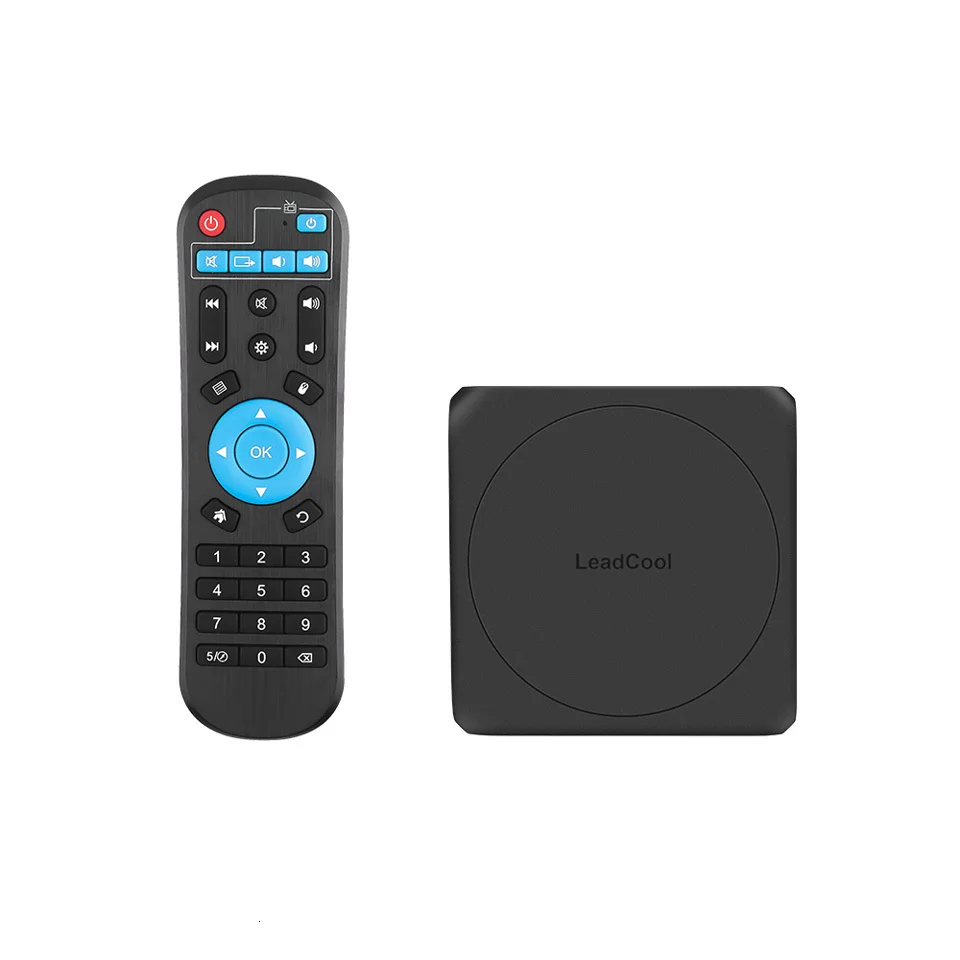 Leadcool Android 7,1 Smart tv BOX 1G 8GB Amlogic S905W четырехъядерный 2,4 ГГц WiFi медиаплеер телеприставка Leadcool приемник