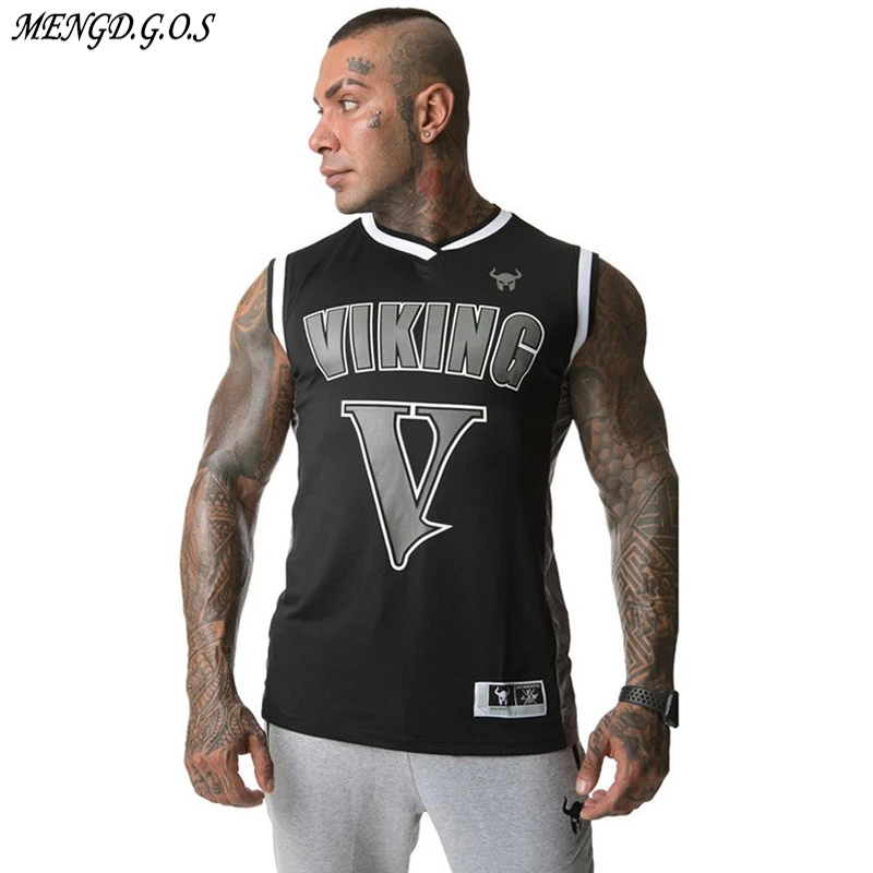 

Quick-drying breathable men's fitness sleeveless vest 2020 summer brand men's vest fashion jogger outdoor workout men's clothing