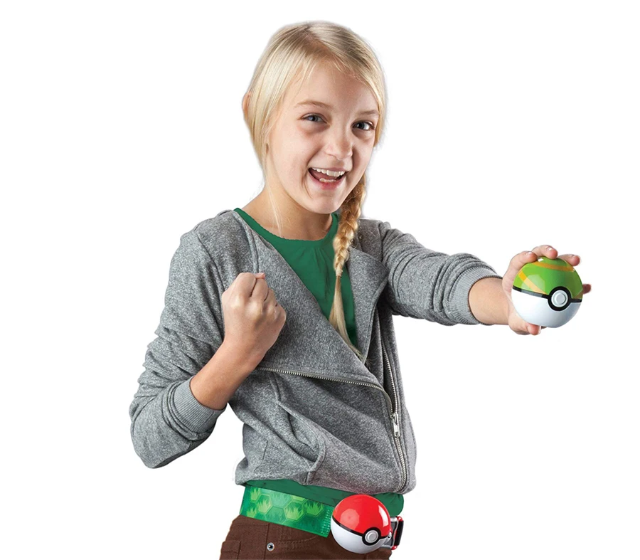 TAKARA TOMY Pokemon toys Pokeball с ремнем, фигурка, модель, игрушки, выдвижной пояс, подарки для детей, детские игрушки в коробке