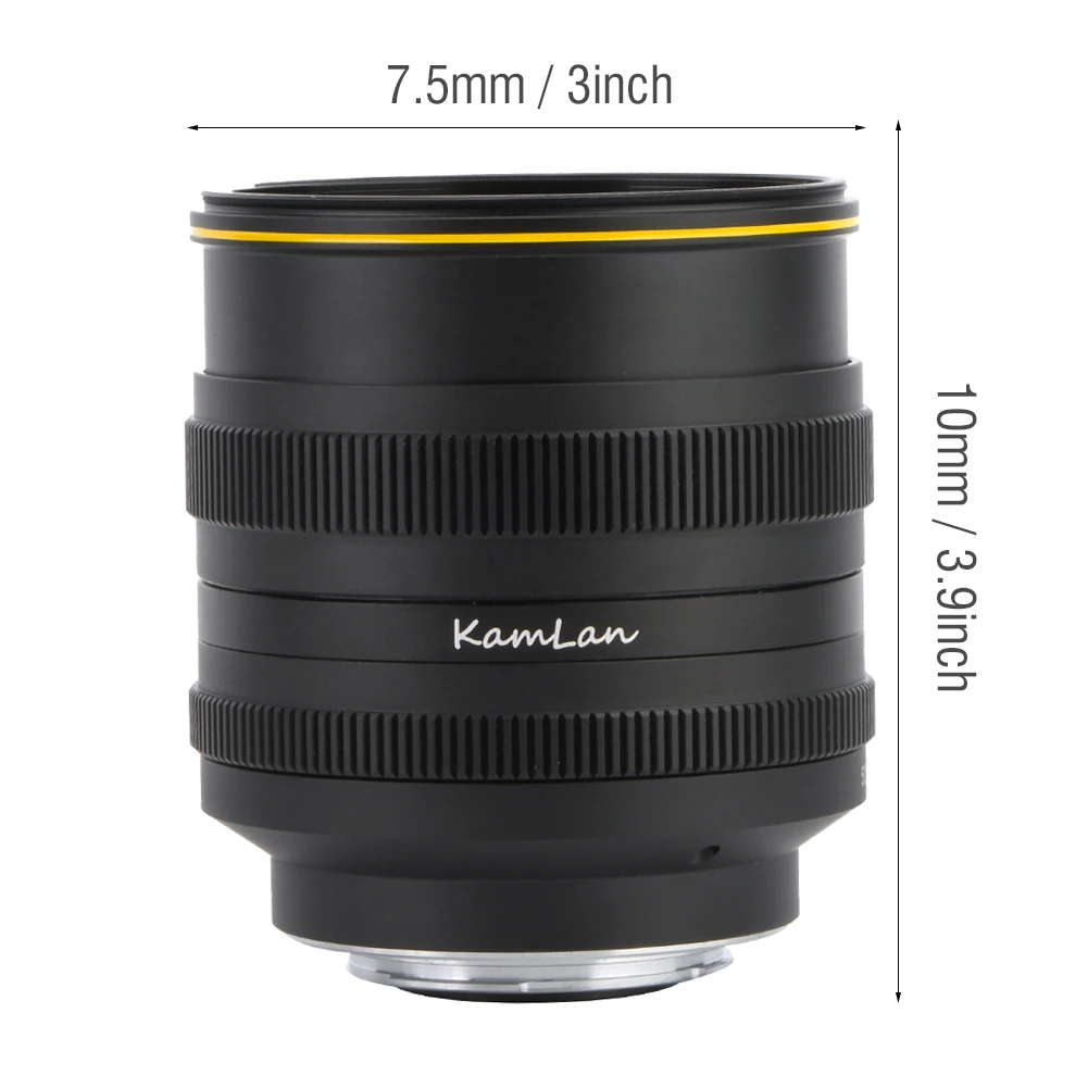 Kamlan 50 мм f1.1 II APS-C объектив с большой апертурой ручной фокусировки Для беззеркальных камер s камера Объектив Аксессуары объектив para celular