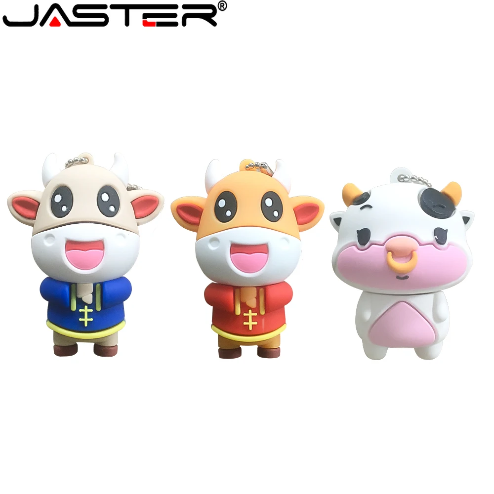USB-флеш-накопитель JASTER в форме коровы 32-128 ГБ | Компьютеры и офис