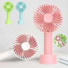 Mini ventilador Usb de mano, Ultra silencioso y conveniente, portátil, recargable, pequeño ventilador de refrigeración ajustable